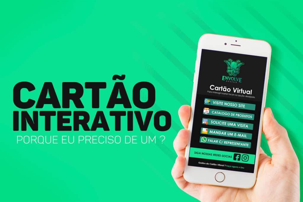 Porque preciso de um cartão interativo - envolve design